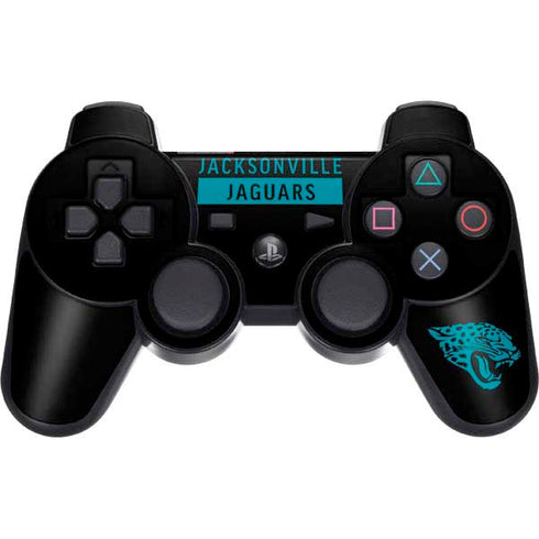 NFL Jacksonville Jaguars Black Performance Series PS3 Dual Shock wireless controller Skin