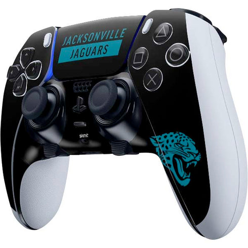 NFL Jacksonville Jaguars Black Performance Series PS5 DualSense Edge Pro Controller Skin