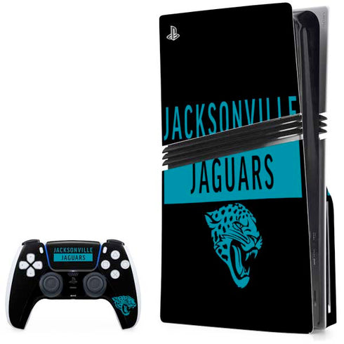 NFL Jacksonville Jaguars Black Performance Series PlayStation PS5 Skins
