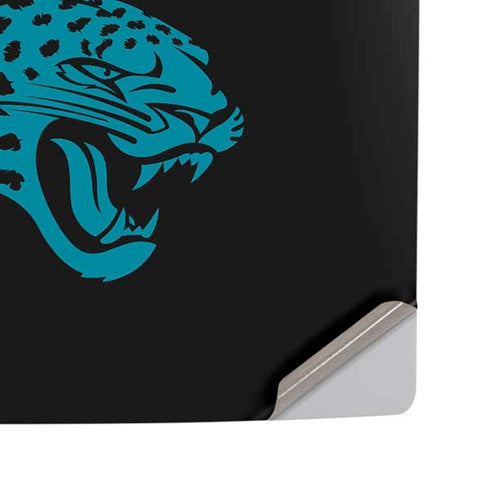 NFL Jacksonville Jaguars Black Performance Series PS5 Pro Disk Console Skin