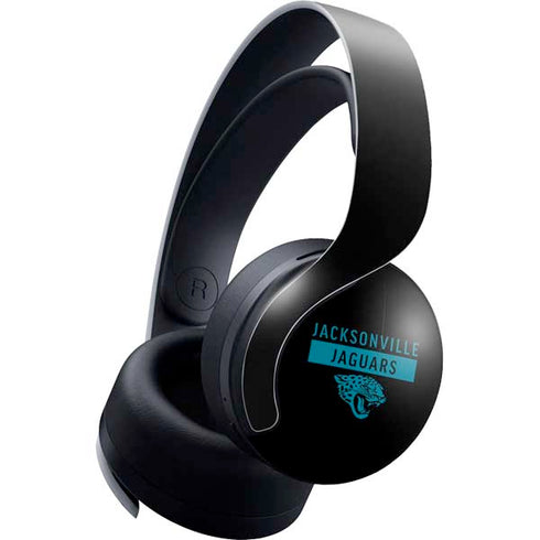 NFL Jacksonville Jaguars Black Performance Series PULSE 3D Wireless Headset for PS5 Skin