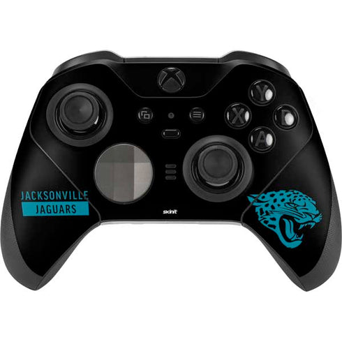 NFL Jacksonville Jaguars Black Performance Series Xbox Elite Wireless Controller Series 2 Skin