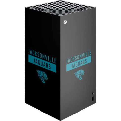 NFL Jacksonville Jaguars Black Performance Series XBox Series X Digital Edition Console Skin