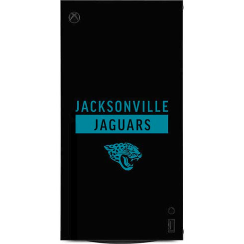 NFL Jacksonville Jaguars Black Performance Series XBox Series X Digital Edition Console Skin