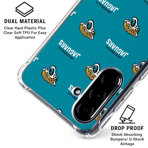 NFL Jacksonville Jaguars Blitz Series Galaxy A36 5G Clear Case