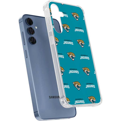 NFL Jacksonville Jaguars Blitz Series Galaxy A55 5G Clear Case
