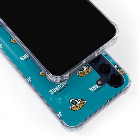 NFL Jacksonville Jaguars Blitz Series Galaxy A55 5G Clear Case