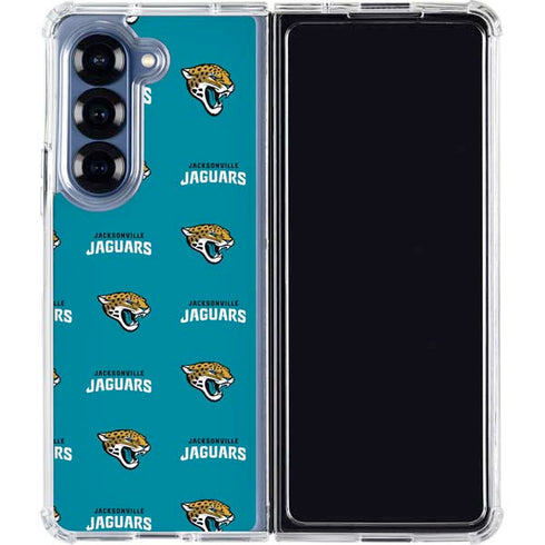 NFL Jacksonville Jaguars Blitz Series Galaxy Z Fold6 Clear Case