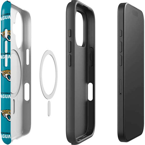 NFL Jacksonville Jaguars Blitz Series iPhone 16 Magsafe Impact Case