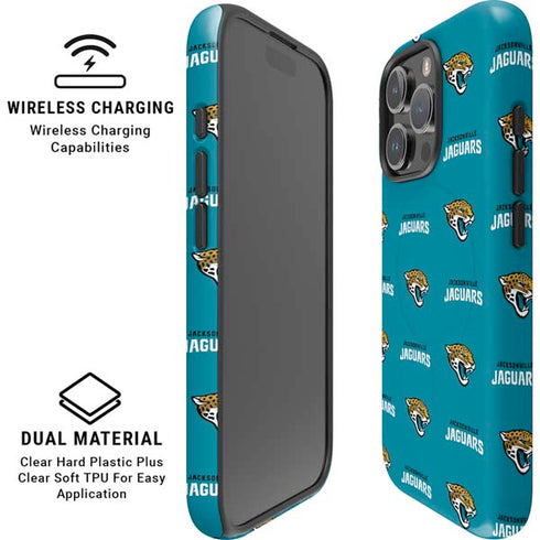 NFL Jacksonville Jaguars Blitz Series iPhone 16 Pro Magsafe Impact Case
