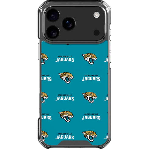 NFL Jacksonville Jaguars Blitz Series iPhone 18 Pro Max Clear Case