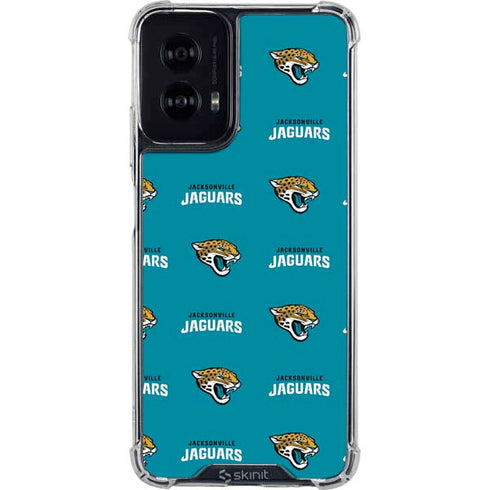 NFL Jacksonville Jaguars Blitz Series Moto G Power 5G (2024) Clear Case