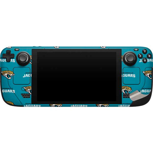 NFL Jacksonville Jaguars Blitz Series Steam Deck Handheld Gaming Computer Skin