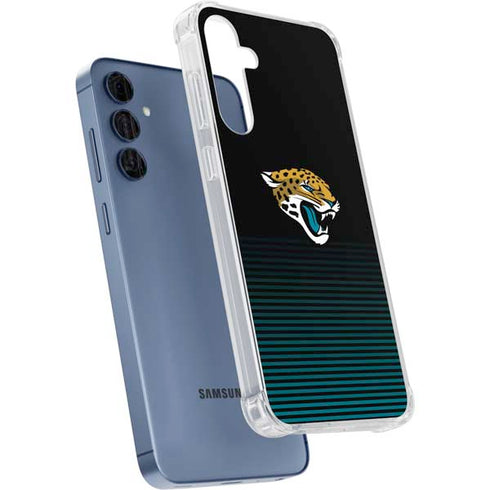 NFL Jacksonville Jaguars Breakaway Galaxy A55 5G Clear Case