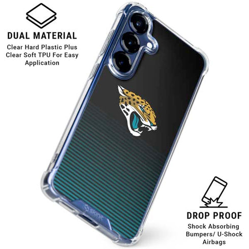 NFL Jacksonville Jaguars Breakaway Galaxy S25 Plus Clear Case