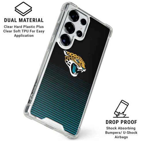 NFL Jacksonville Jaguars Breakaway Galaxy S25 Ultra Clear Case