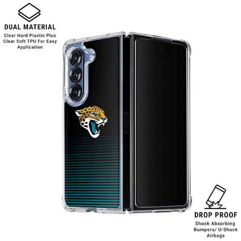 NFL Jacksonville Jaguars Breakaway Galaxy Z Fold6 Clear Case