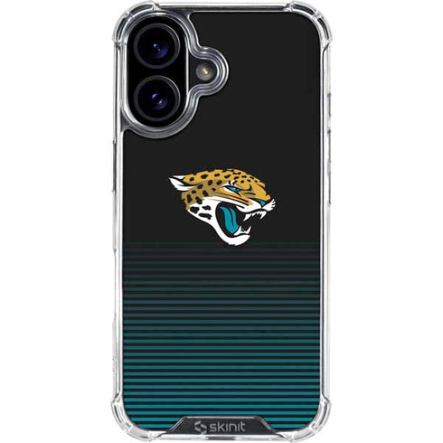 NFL Jacksonville Jaguars Breakaway iPhone 16 Plus Clear Case