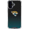 NFL Jacksonville Jaguars Breakaway iPhone 16 Plus Clear Case
