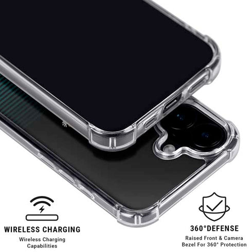 NFL Jacksonville Jaguars Breakaway iPhone 16 Plus Clear Case