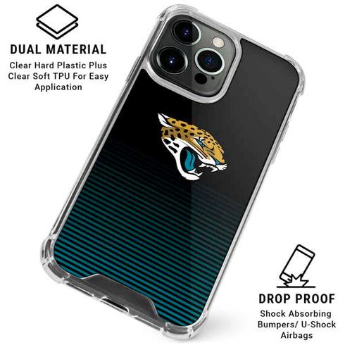 NFL Jacksonville Jaguars Breakaway iPhone 16 Pro Max Clear Case