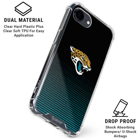 NFL Jacksonville Jaguars Breakaway iPhone 16e Clear Case