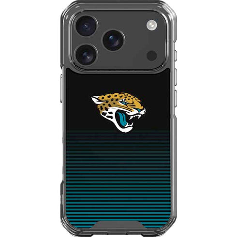 NFL Jacksonville Jaguars Breakaway iPhone 18 Pro Clear Case