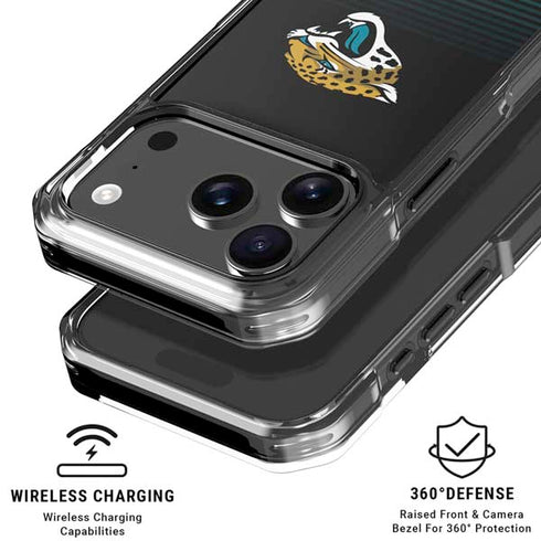 NFL Jacksonville Jaguars Breakaway iPhone 18 Pro Clear Case
