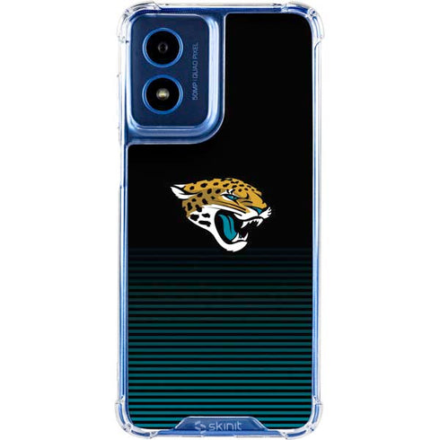NFL Jacksonville Jaguars Breakaway Moto G 5G (2024) Clear Case