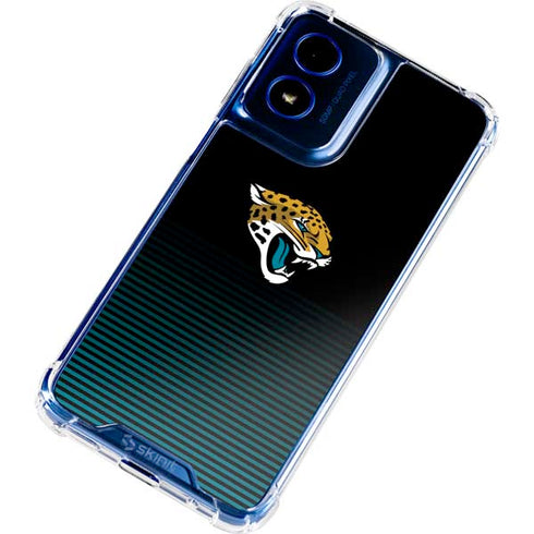 NFL Jacksonville Jaguars Breakaway Moto G 5G (2024) Clear Case