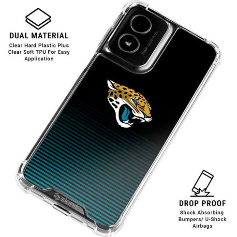 NFL Jacksonville Jaguars Breakaway Moto G Power 5G (2024) Clear Case