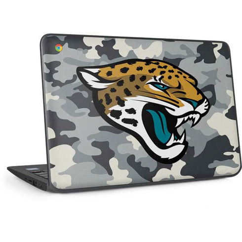 NFL Jacksonville Jaguars Camo HP Chromebook Skin