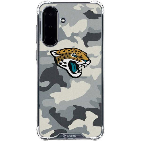 NFL Jacksonville Jaguars Camo Galaxy A36 5G Clear Case