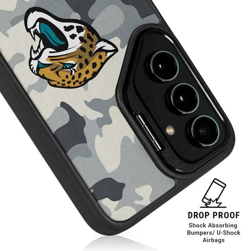 NFL Jacksonville Jaguars Camo Galaxy S25 Kickstand Case