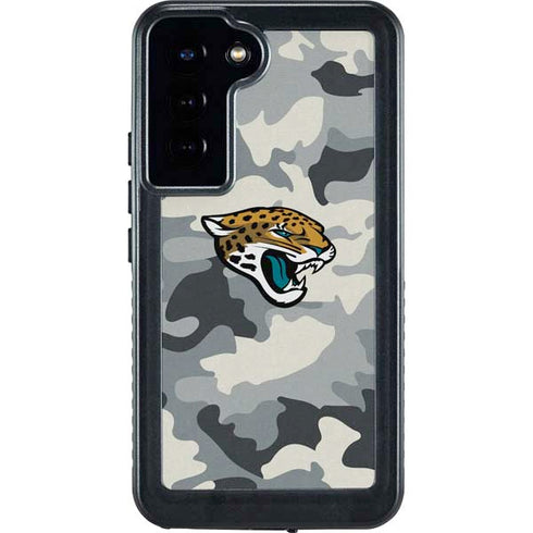 NFL Jacksonville Jaguars Camo Galaxy S24 Plus Waterproof Case