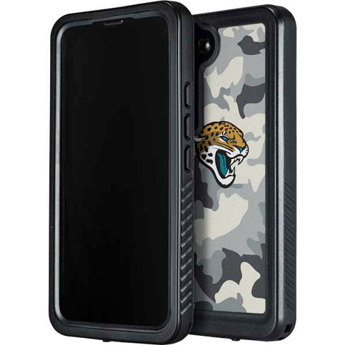 NFL Jacksonville Jaguars Camo Galaxy S24 Plus Waterproof Case