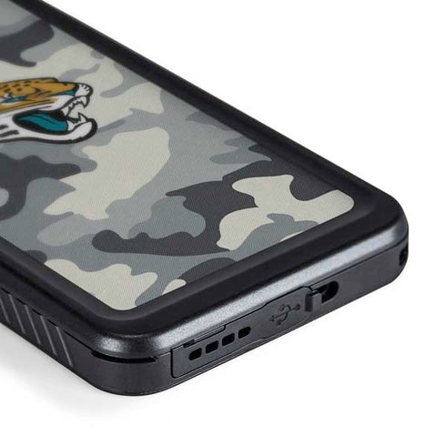 NFL Jacksonville Jaguars Camo Galaxy S24 Waterproof Case