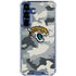 NFL Jacksonville Jaguars Camo Galaxy S25 Plus Clear Case