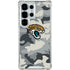 NFL Jacksonville Jaguars Camo Galaxy S25 Ultra Clear Case