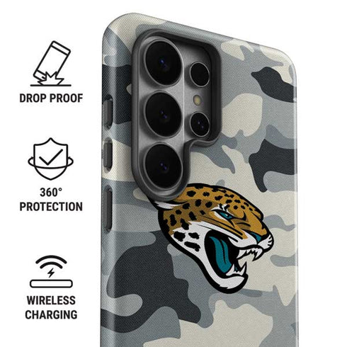NFL Jacksonville Jaguars Camo Galaxy S26 Ultra Impact Case