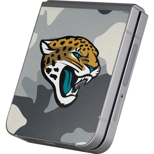 NFL Jacksonville Jaguars Camo Galaxy Z Flip6 Skin