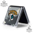 NFL Jacksonville Jaguars Camo Galaxy Z Flip6 Clear Case