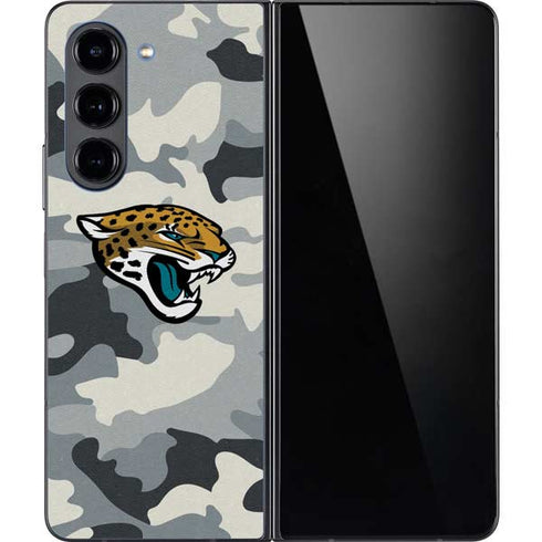 NFL Jacksonville Jaguars Camo Galaxy Z Fold5 5G Skin