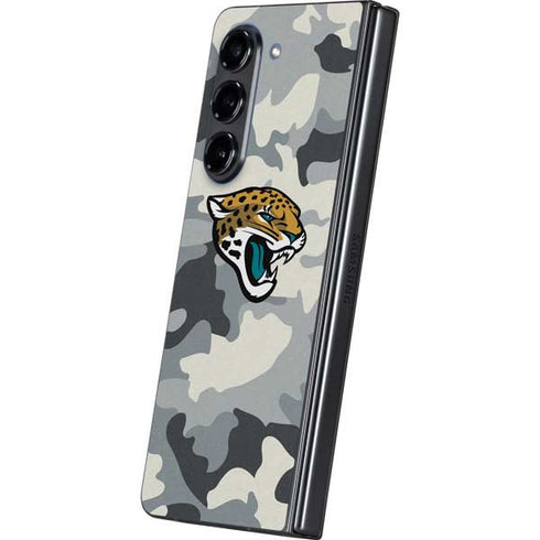 NFL Jacksonville Jaguars Camo Galaxy Z Fold5 5G Skin