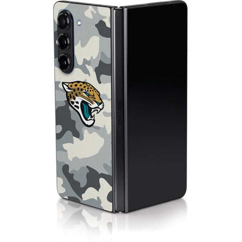 NFL Jacksonville Jaguars Camo Galaxy Z Fold5 5G Skin