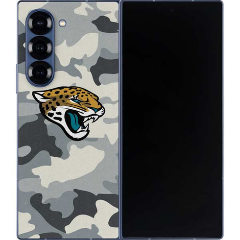 NFL Jacksonville Jaguars Camo Galaxy Z Fold6 Skin