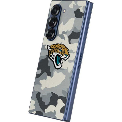 NFL Jacksonville Jaguars Camo Galaxy Z Fold6 Skin