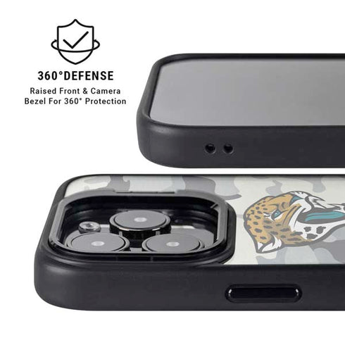 NFL Jacksonville Jaguars Camo iPhone 14 Pro Max Kickstand Case