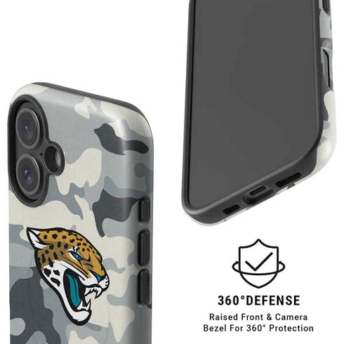 NFL Jacksonville Jaguars Camo iPhone 16 Magsafe Impact Case