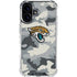 NFL Jacksonville Jaguars Camo iPhone 16 Plus Clear Case